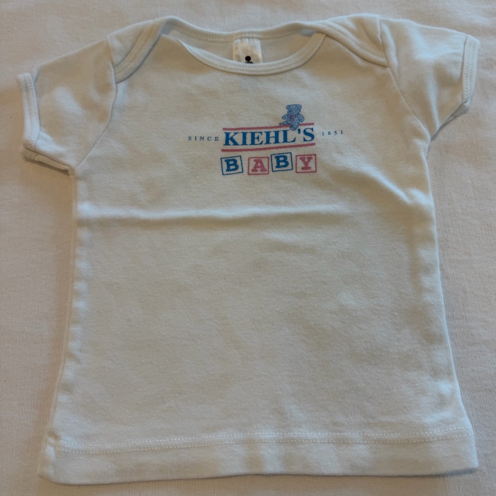 Kiehl’s Since 1851 BABY T-Shirt Size 6-12 mos American Apparel Classic Baby Tee